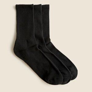 J. Crew Athletic crew socks three-pack